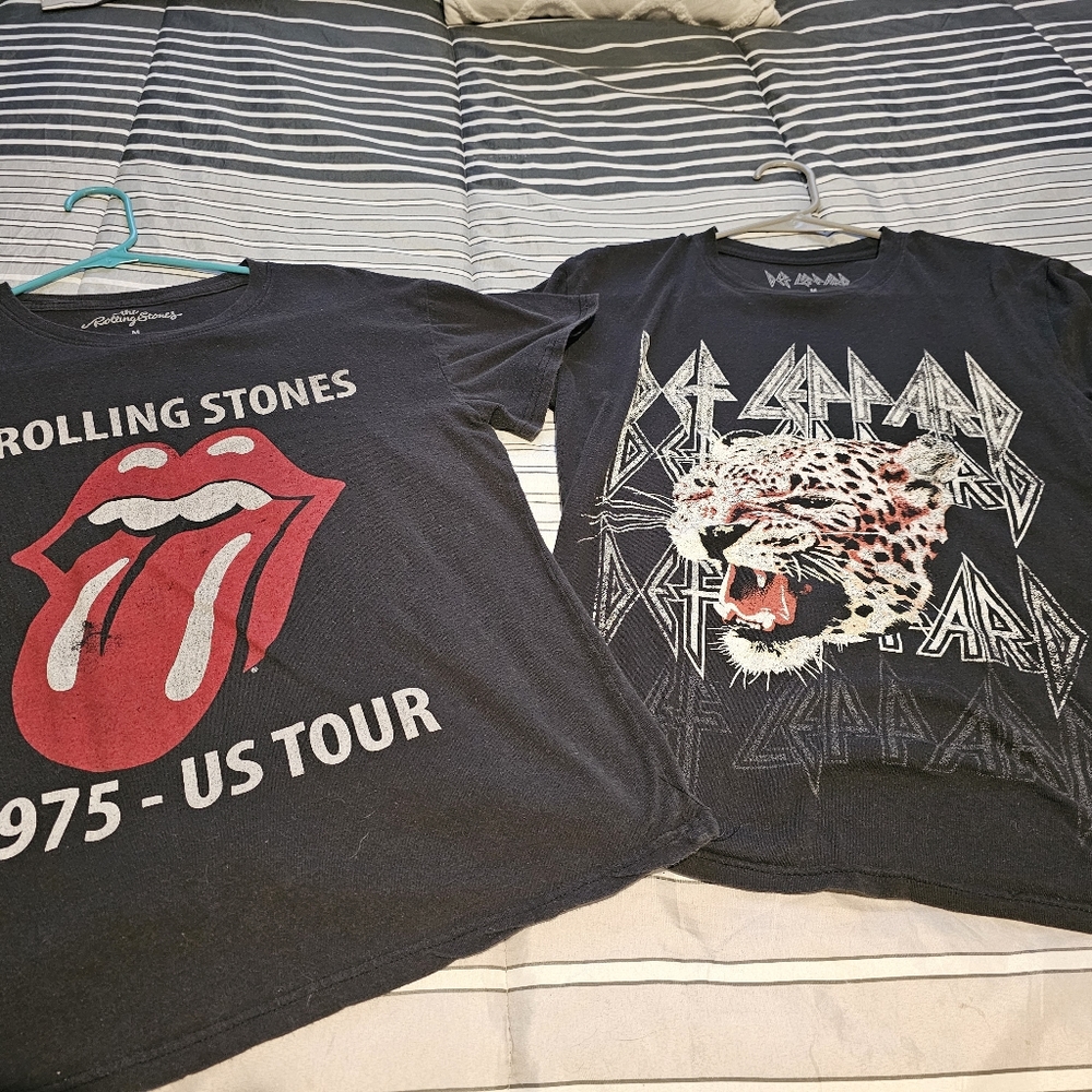2 rock tshirts